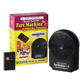 T.J. Wisemen, Inc. Remote Controlled Fart Machine 2 with Boom Box Technology - 15 Realistic Sounds - Wireless with 100 ft Range
