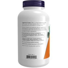 NOW Foods Supplements, Calcium Citrate Powder, Highly Bioavailable Calcium, Supports Bone Health*, 8-Ounce NOW Foods Supplements, Calcium Citrate Powder, Highly Bioavailable Calcium, Supports Bone Health*, 8-Ounce