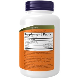 NOW Foods Supplements, Pancreatin 2000 with naturally occurring Protease (Protein Digesting), Amylase (Carbohydrate Digesting), and Lipase (Fat Digesting) Enzymes, 250 Capsules NOW Foods Supplements, Pancreatin 2000 with naturally occurring Protease (Protein Digesting), Amylase (Carbohydrate Digesting), and Lipase (Fat Digesting) Enzymes, 250 Capsules