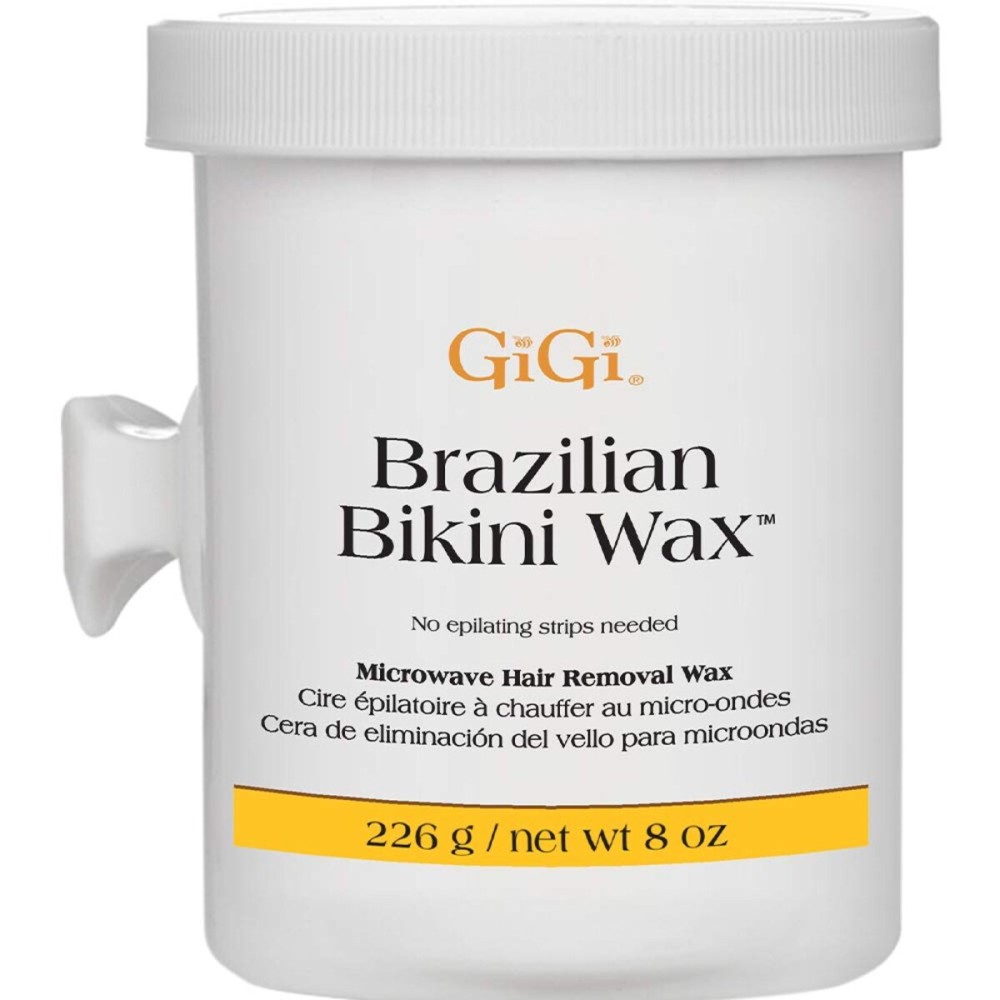 GiGi Brazilian Bikini Wax Microwave Formula, Painless, Residue-Free Hard Wax for Coarse Hair, Perfect for Sensitive Areas, 8 oz, 1-pack GiGi Brazilian Bikini Wax Microwave Formula, Painless, Residue-Free Hard Wax for Coarse Hair, Perfect for Sensitive Areas, 8 oz, 1-pack