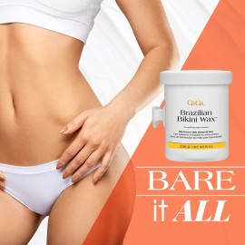 GiGi Brazilian Bikini Wax Microwave Formula, Painless, Residue-Free Hard Wax for Coarse Hair, Perfect for Sensitive Areas, 8 oz, 1-pack GiGi Brazilian Bikini Wax Microwave Formula, Painless, Residue-Free Hard Wax for Coarse Hair, Perfect for Sensitive Areas, 8 oz, 1-pack