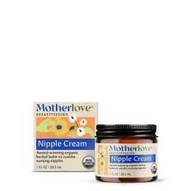 Motherlove Nipple Cream (1 oz) Organic Lanolin-Free Nipple Cream for Breastfeeding-Benefits Nursing & Pumping Moms