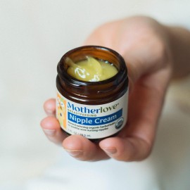 Motherlove Nipple Cream (1 oz) Organic Lanolin-Free Nipple Cream for Breastfeeding-Benefits Nursing & Pumping Moms