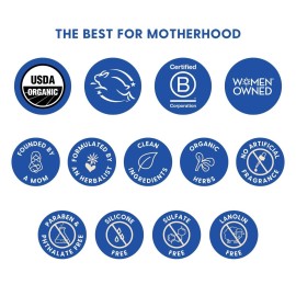 Motherlove Nipple Cream (1 oz) Organic Lanolin-Free Nipple Cream for Breastfeeding-Benefits Nursing & Pumping Moms