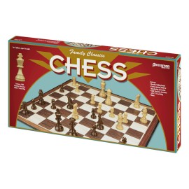 Family Classics Chess by Pressman - with Folding Board and Full Size Chess Pieces Family Classics Chess by Pressman - with Folding Board and Full Size Chess Pieces