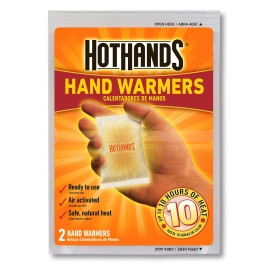 HotHands Hand Warmers - Long Lasting Natural Odorless Air Activated Warmers - Up to 10 Hours of Heat - 40 Pair HotHands Hand Warmers - Long Lasting Natural Odorless Air Activated Warmers - Up to 10 Hours of Heat - 40 Pair