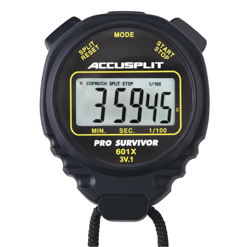 ACCUSPLIT Pro Survivor - A601XBK Stopwatch, Clock, Extra Large Display (Black) ACCUSPLIT Pro Survivor - A601XBK Stopwatch, Clock, Extra Large Display (Black)