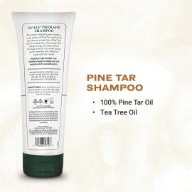 The Grandpa Soap Company Pine Tar Shampoo - Cleanses and Moisturizes Dry Scalp, With Pine Tar and Tea Tree Oil, All Hair Types, Vegan, Sulfates and Parabens Free, 8 Fl Oz The Grandpa Soap Company Pine Tar Shampoo - Cleanses and Moisturizes Dry Scalp, With Pine Tar and Tea Tree Oil, All Hair Types, Vegan, Sulfates and Parabens Free, 8 Fl Oz