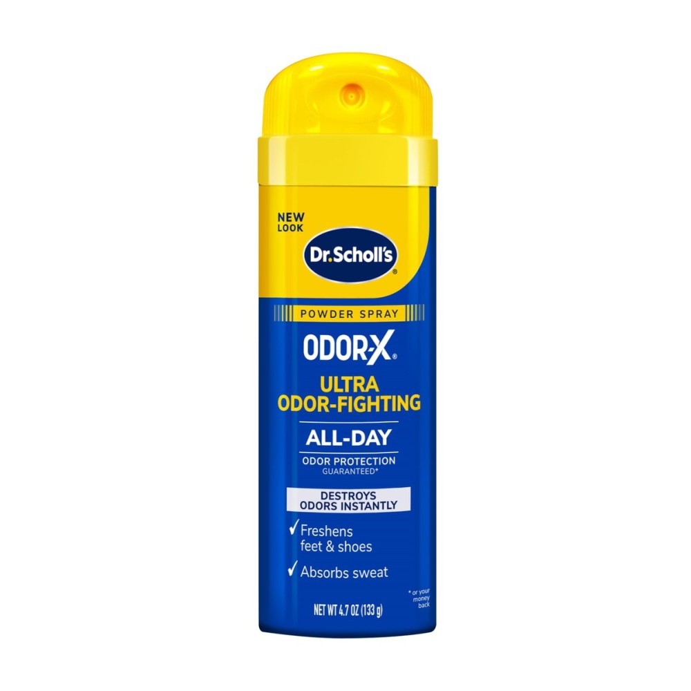 Dr. Scholl\'s ODOR-X ULTRA ODOR-FIGHTING POWDER SPRAY, 4.7 oz // Destroys Odors Instantly - All-Day Odor Protection - Freshens Feet & Shoes Dr. Scholl\'s ODOR-X ULTRA ODOR-FIGHTING POWDER SPRAY, 4.7 oz // Destroys Odors Instantly - All-Day Odor Protection - Freshens Feet & Shoes