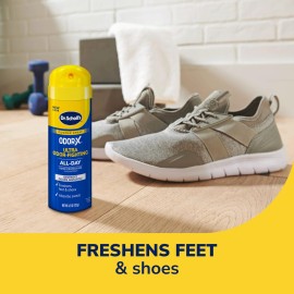 Dr. Scholl\'s ODOR-X ULTRA ODOR-FIGHTING POWDER SPRAY, 4.7 oz // Destroys Odors Instantly - All-Day Odor Protection - Freshens Feet & Shoes Dr. Scholl\'s ODOR-X ULTRA ODOR-FIGHTING POWDER SPRAY, 4.7 oz // Destroys Odors Instantly - All-Day Odor Protection - Freshens Feet & Shoes
