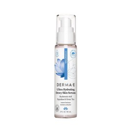 DERMA E Ultra Hydrating Dewy Skin Serum - Moisturizing Facial Treatment with Anti-Aging Squalane, Hyaluronic Acid and Ceramides to Smooth and Replenish, 2 FL Oz DERMA E Ultra Hydrating Dewy Skin Serum - Moisturizing Facial Treatment with Anti-Aging Squalane, Hyaluronic Acid and Ceramides to Smooth and Replenish, 2 FL Oz