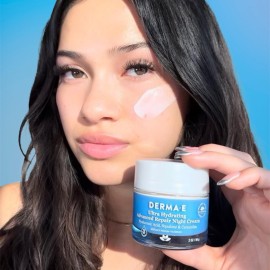 Derma E Ultra Hydrating Night Cream, Advanced Repair Overnight Face Moisturizer with Hyaluronic Acid to Replenish, Smooth and Nourish Skin, 2 oz Derma E Ultra Hydrating Night Cream, Advanced Repair Overnight Face Moisturizer with Hyaluronic Acid to Replenish, Smooth and Nourish Skin, 2 oz