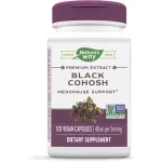 Nature\'s Way Premium Black Cohosh, Menopause Support for Women*, 40 mg per serving, 120 Vegan Capsules