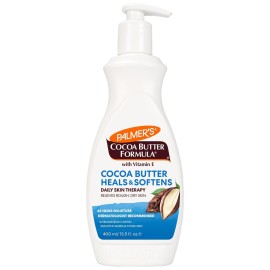 Palmer\'s Cocoa Butter Formula Daily Skin Therapy Cocoa Butter Body Lotion for Dry Skin, Hand & Body Moisturizer, Pump Bottle, 13.5 Oz (Pack of 1)