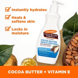 Palmer\'s Cocoa Butter Formula Daily Skin Therapy Cocoa Butter Body Lotion for Dry Skin, Hand & Body Moisturizer, Pump Bottle, 13.5 Oz (Pack of 1) Palmer\'s Cocoa Butter Formula Daily Skin Therapy Cocoa Butter Body Lotion for Dry Skin, Hand & Body Moisturizer, Pump Bottle, 13.5 Oz (Pack of 1)