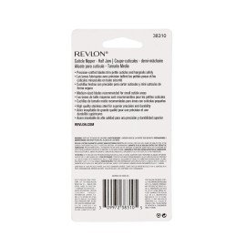 Revlon Half Jaw Cuticle Nipper, Manicure Tool for Nail Care, Hangnail Clipper, For More Precise Trims, Non-Slip Grip, Stainless Steel, 1 Count