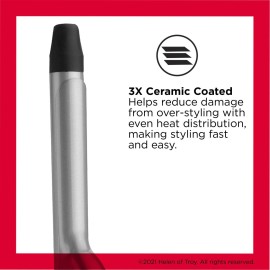 Revlon Perfect Heat Triple Ceramic Curling Iron | for Silky Smooth Tight Curls (3/4 in) Revlon Perfect Heat Triple Ceramic Curling Iron | for Silky Smooth Tight Curls (3/4 in)