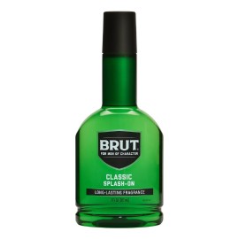 Brut Splash-On Original Fragrance - Bold, Masculine Cologne for Men - Long Lasting Mens Fragrance With Spicy Woods, Floral, and Citrus Notes - 7 oz