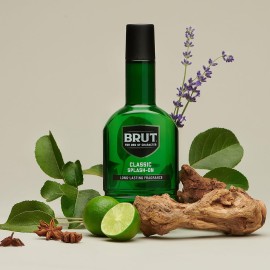 Brut Splash-On Original Fragrance - Bold, Masculine Cologne for Men - Long Lasting Mens Fragrance With Spicy Woods, Floral, and Citrus Notes - 7 oz