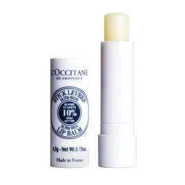 L\'OCCITANE Ultra-Rich 10% Shea Butter Nourishing Lip Balm Stick: Moisturize Dry Lips, Twist Up, Softening, With Beeswax and Castor Oil, Silicone-Free