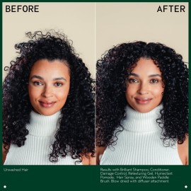 Aveda Brilliant Humectant Pomade | Enhances Curl | Adds Shine and Definition | for Curly & Coily Hair Types, 2.5 Ounce