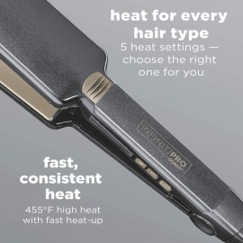 CONAIR INFINITIPRO Tourmaline Ceramic Flat Iron, 2-inch CONAIR INFINITIPRO Tourmaline Ceramic Flat Iron, 2-inch