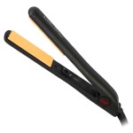 CHI Original Ceramic Flat Iron, Hair Straightener For A Smooth Finish, Floating Plates, Quick Heat Up, Analog On/Off Switch, 1 Styling Tool, Black