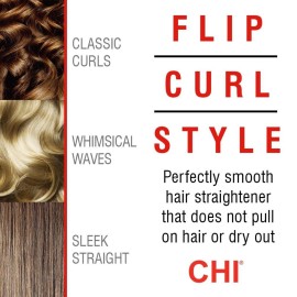 CHI Original Ceramic Flat Iron, Hair Straightener For A Smooth Finish, Floating Plates, Quick Heat Up, Analog On/Off Switch, 1 Styling Tool, Black CHI Original Ceramic Flat Iron, Hair Straightener For A Smooth Finish, Floating Plates, Quick Heat Up, Analog On/Off Switch, 1 Styling Tool, Black