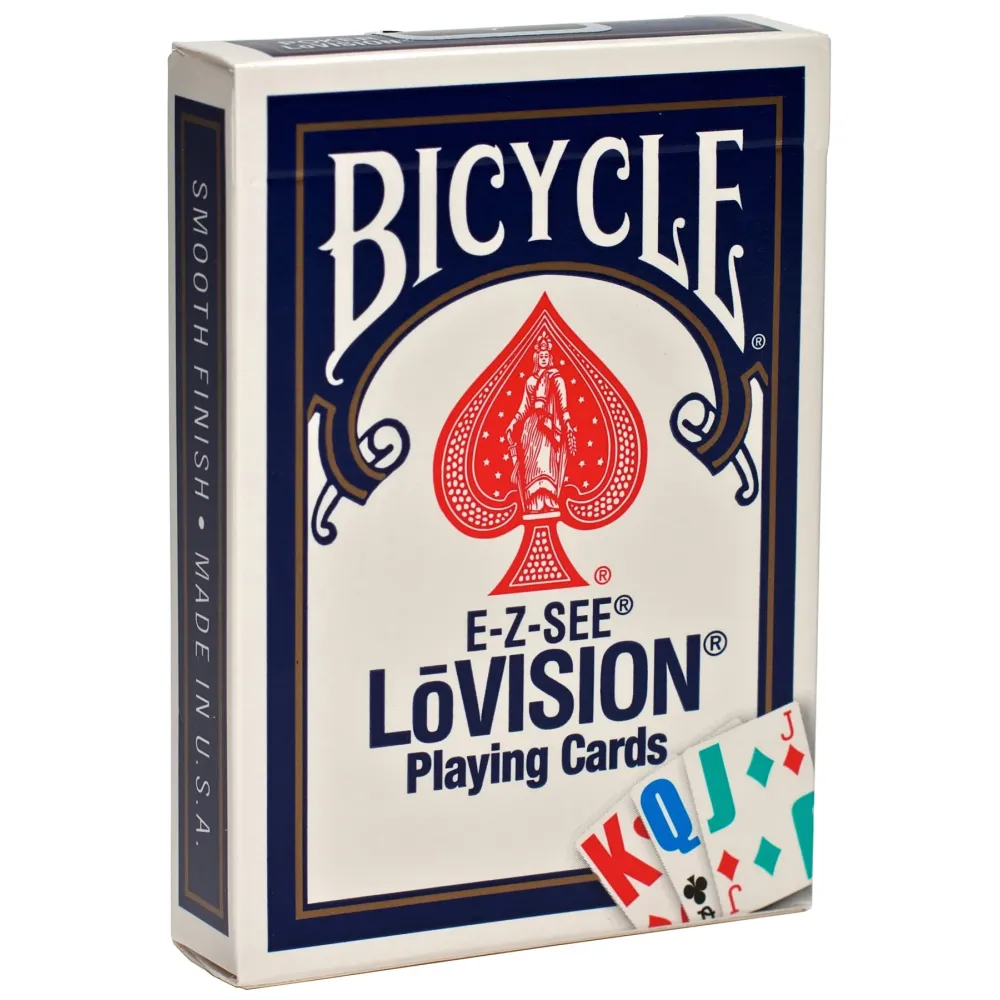 Bicycle E-Z See/Lo- Vision Playing Card Deck Bicycle E-Z See/Lo- Vision Playing Card Deck