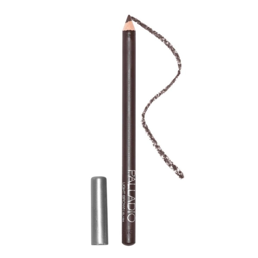 Palladio Wooden Eyeliner Pencil, Thin Pencil Shape, Easy Application, Firm yet Smooth Formula, Perfectly Outlined Eyes, Contour and Line, Long Lasting, Rich Pigment, Light Brown Palladio Wooden Eyeliner Pencil, Thin Pencil Shape, Easy Application, Firm yet Smooth Formula, Perfectly Outlined Eyes, Contour and Line, Long Lasting, Rich Pigment, Light Brown