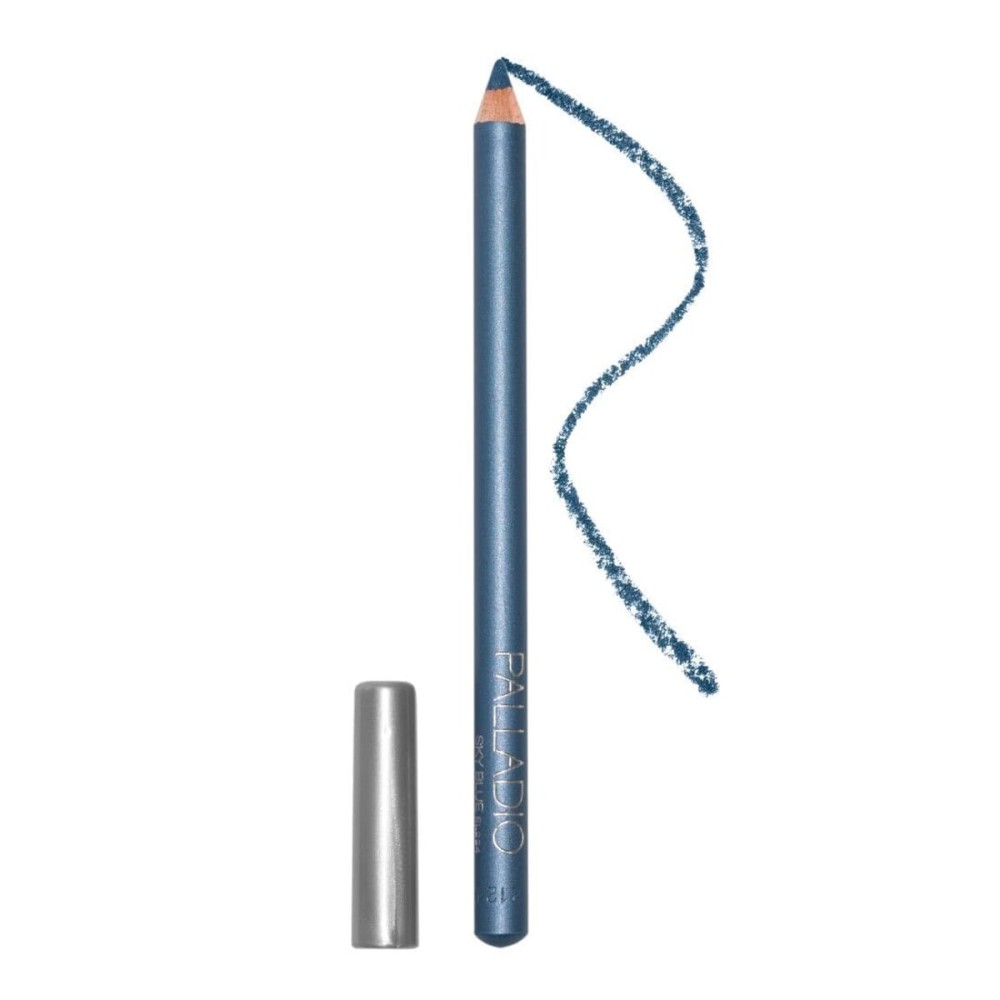 Palladio Wooden Eyeliner Pencil, Thin Pencil Shape, Easy Application, Firm yet Smooth Formula, Perfectly Outlined Eyes, Contour and Line, Long Lasting, Rich Pigment, Sky Blue Palladio Wooden Eyeliner Pencil, Thin Pencil Shape, Easy Application, Firm yet Smooth Formula, Perfectly Outlined Eyes, Contour and Line, Long Lasting, Rich Pigment, Sky Blue