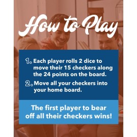 WE Games Magnetic Map Style Backgammon Board and Carrying Strap - Board Games for Adults, Travel Games, Travel Backgammon Sets for Adults WE Games Magnetic Map Style Backgammon Board and Carrying Strap - Board Games for Adults, Travel Games, Travel Backgammon Sets for Adults