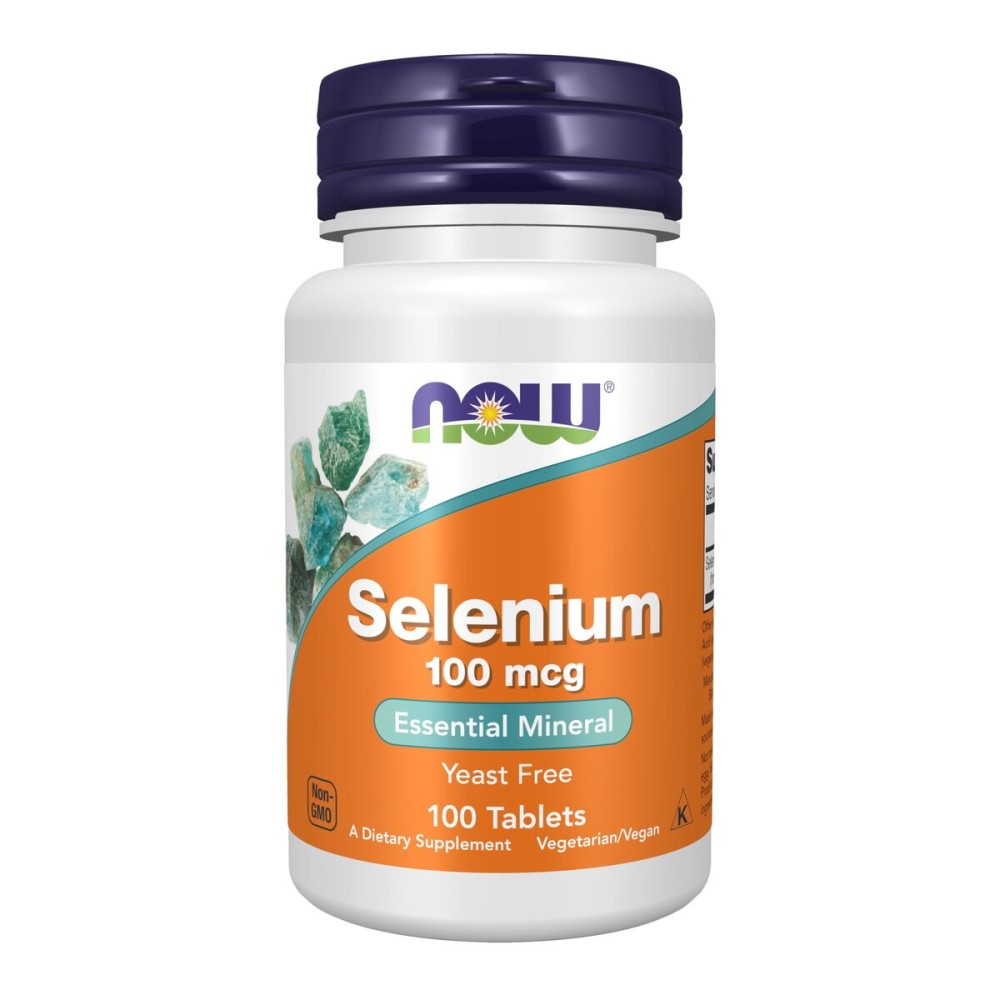 NOW Supplements, Selenium (L-Selenomethionine) 100 mcg, Essential Mineral*, 100 Tablets NOW Supplements, Selenium (L-Selenomethionine) 100 mcg, Essential Mineral*, 100 Tablets