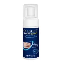 OCuSOFT Lid Scrub Original Foaming Eyelid Cleanser - Mild Instant Foaming Eyelid & Eyelash Cleanser - Daily Eyelid Wash to Remove Oil, Dust, Pollen & Eye Makeup - 7.25 fl oz OCuSOFT Lid Scrub Original Foaming Eyelid Cleanser - Mild Instant Foaming Eyelid & Eyelash Cleanser - Daily Eyelid Wash to Remove Oil, Dust, Pollen & Eye Makeup - 7.25 fl oz