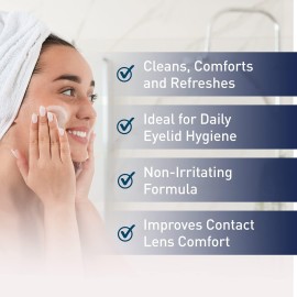 OCuSOFT Lid Scrub Original Foaming Eyelid Cleanser - Mild Instant Foaming Eyelid & Eyelash Cleanser - Daily Eyelid Wash to Remove Oil, Dust, Pollen & Eye Makeup - 7.25 fl oz OCuSOFT Lid Scrub Original Foaming Eyelid Cleanser - Mild Instant Foaming Eyelid & Eyelash Cleanser - Daily Eyelid Wash to Remove Oil, Dust, Pollen & Eye Makeup - 7.25 fl oz