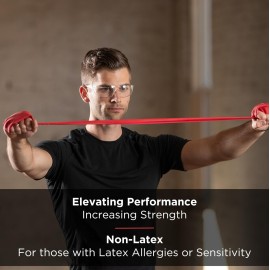 THERABAND Resistance Band 25 Yard Roll, Medium Red Non-Latex Professional Elastic Bands For Upper & Lower Body Exercise Workouts, Physical Therapy, Pilates, & Rehab, Dispenser Box, Level 3 THERABAND Resistance Band 25 Yard Roll, Medium Red Non-Latex Professional Elastic Bands For Upper & Lower Body Exercise Workouts, Physical Therapy, Pilates, & Rehab, Dispenser Box, Level 3