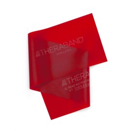 THERABAND Resistance Band 25 Yard Roll, Medium Red Non-Latex Professional Elastic Bands For Upper & Lower Body Exercise Workouts, Physical Therapy, Pilates, & Rehab, Dispenser Box, Level 3 THERABAND Resistance Band 25 Yard Roll, Medium Red Non-Latex Professional Elastic Bands For Upper & Lower Body Exercise Workouts, Physical Therapy, Pilates, & Rehab, Dispenser Box, Level 3