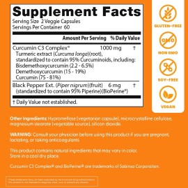 Doctors BEST High Absorption Curcumin from Turmeric Root, Supports Joint Health, Non-GMO, Gluten Free, Soy Free, Vegan 120 Veggie Caps Doctors BEST High Absorption Curcumin from Turmeric Root, Supports Joint Health, Non-GMO, Gluten Free, Soy Free, Vegan 120 Veggie Caps