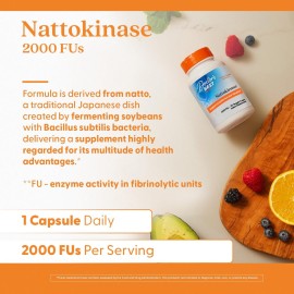 Doctors Best Nattokinase, 2000 Fus, Supports Cardiovascular Health, Non-GMO, Vegan 90 Veggie Caps Doctors Best Nattokinase, 2000 Fus, Supports Cardiovascular Health, Non-GMO, Vegan 90 Veggie Caps