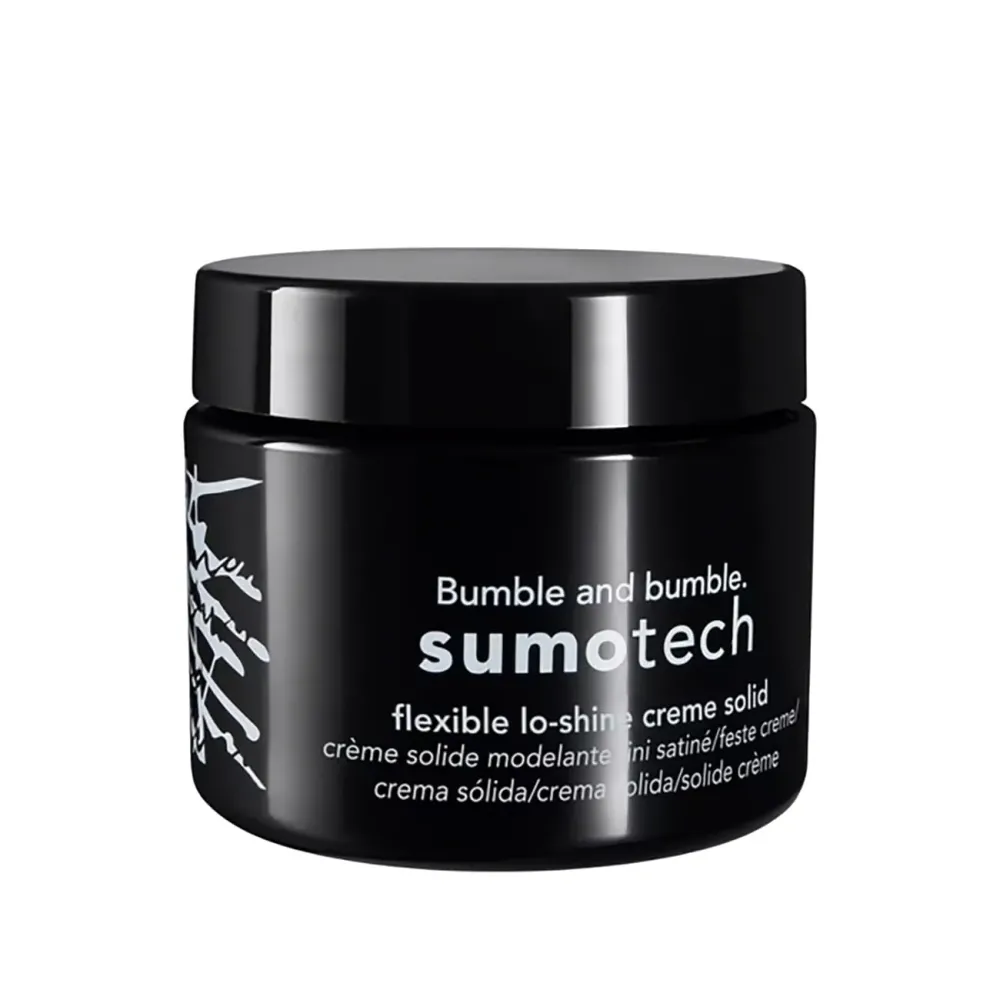 Bumble and bumble. Sumotech Flexible Hold Cream Solid | Pliable Texture, Flexible Hold + Lo-shine Finish | Wavy, Straight, 1.5 Ounce Bumble and bumble. Sumotech Flexible Hold Cream Solid | Pliable Texture, Flexible Hold + Lo-shine Finish | Wavy, Straight, 1.5 Ounce