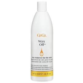 GiGi Wax Off Hair Wax Remover Gel - Post Waxing Care with Aloe Vera, Skin Soothing Hair Removal After Wax Care, 16 fl oz, 1 Pack