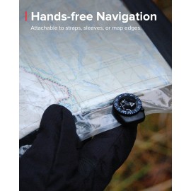 SUUNTO Clipper Compass, Micro Compass Attaches to Strap, Sleeve or Map Edge SUUNTO Clipper Compass, Micro Compass Attaches to Strap, Sleeve or Map Edge