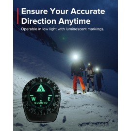 SUUNTO Clipper Compass, Micro Compass Attaches to Strap, Sleeve or Map Edge SUUNTO Clipper Compass, Micro Compass Attaches to Strap, Sleeve or Map Edge