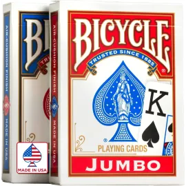 Bicycle Playing Cards, Jumbo Index, 2 Pack