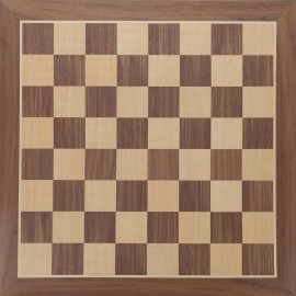 WE Games Classic Walnut Wooden Chess Board Only 11.875 inches, Large Chess Board for Adults, Wood Veneer Chessboard, 1.25 inch Squares