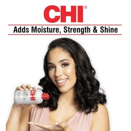 CHI Infra Silk Infusion, Leave-In Reconstructing Treatment To Strengthen & Protect All Hair Types, Alcohol-Free, 12 Oz CHI Infra Silk Infusion, Leave-In Reconstructing Treatment To Strengthen & Protect All Hair Types, Alcohol-Free, 12 Oz
