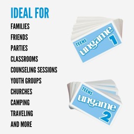 POCKET UNGAME - Teens - non-competitive card game for teenagers to discuss, share values & experiences - break the ice and get teens to talk - Ages 12-18 POCKET UNGAME - Teens - non-competitive card game for teenagers to discuss, share values & experiences - break the ice and get teens to talk - Ages 12-18