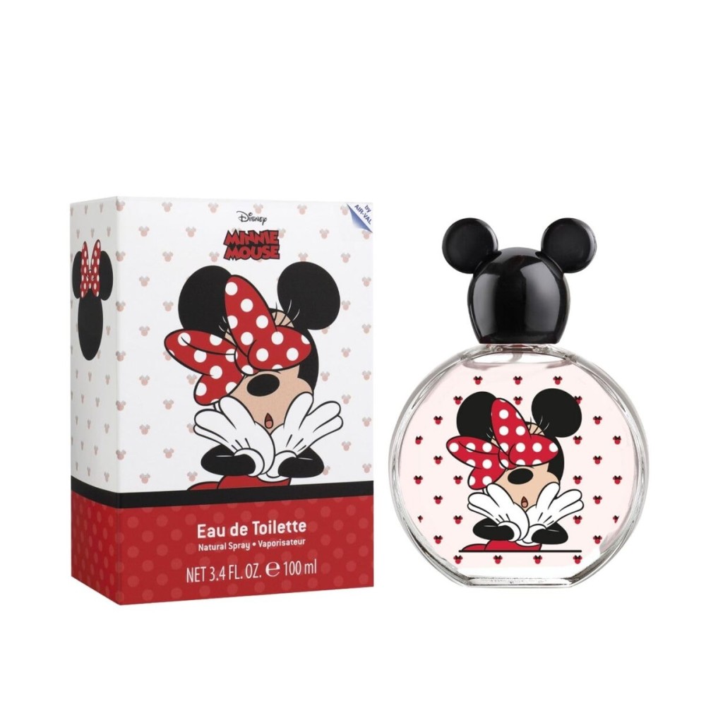 Minnie Mouse, Disney, Fragrance, for Kids, Eau de Toilette, EDT, 3.4oz, 100ml, Perfume, Spray, Made in Spain, by Air Val International Minnie Mouse, Disney, Fragrance, for Kids, Eau de Toilette, EDT, 3.4oz, 100ml, Perfume, Spray, Made in Spain, by Air Val International