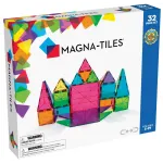 MAGNA-TILES Classic 32-Piece Magnetic Construction Set, The ORIGINAL Magnetic Building Brand
