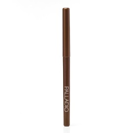 Palladio Retractable Waterproof Eyeliner, Richly Pigmented Color and Creamy, Slip Twist Up Pencil Eye Liner, Smudge Proof Long Lasting Application, All Day Wear, No Sharpener Required, Brownie Palladio Retractable Waterproof Eyeliner, Richly Pigmented Color and Creamy, Slip Twist Up Pencil Eye Liner, Smudge Proof Long Lasting Application, All Day Wear, No Sharpener Required, Brownie